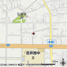 群馬県高崎市吉井町本郷577周辺の地図