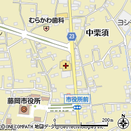 群馬日産自動車藤岡店周辺の地図