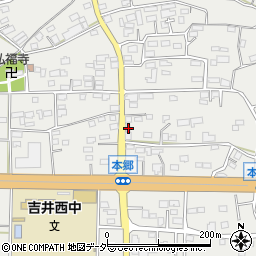 群馬県高崎市吉井町本郷257周辺の地図