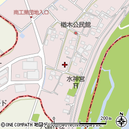 栃木県小山市楢木34周辺の地図