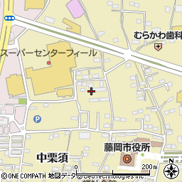 群馬県藤岡市中栗須355-1周辺の地図