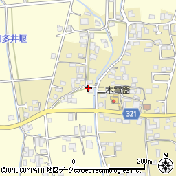 長野県安曇野市三郷温3454周辺の地図