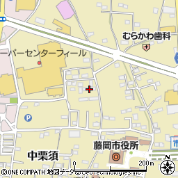 群馬県藤岡市中栗須355周辺の地図