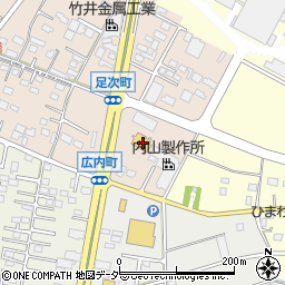 群馬県館林市足次町1205-1周辺の地図