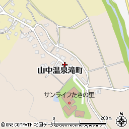 石川県加賀市山中温泉滝町ホ周辺の地図