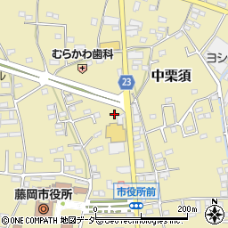 群馬県藤岡市中栗須255周辺の地図