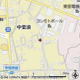 群馬県藤岡市中栗須220-26周辺の地図