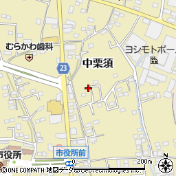 群馬県藤岡市中栗須213-5周辺の地図