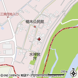 栃木県小山市楢木39周辺の地図