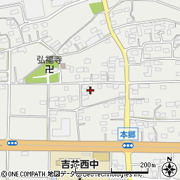 群馬県高崎市吉井町本郷575周辺の地図