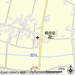 茨城県小美玉市先後259-1周辺の地図