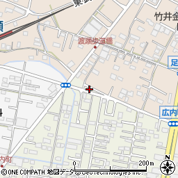 小新田集会所周辺の地図