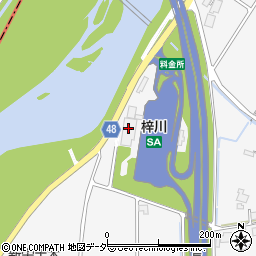 アルプスシャツ株式会社　梓川サービスエリア下り線レストラン第一周辺の地図