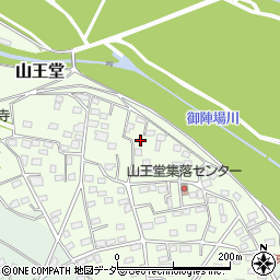 埼玉県本庄市山王堂周辺の地図