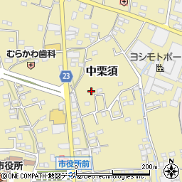 群馬県藤岡市中栗須213-13周辺の地図