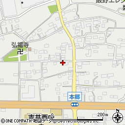 群馬県高崎市吉井町本郷573-1周辺の地図
