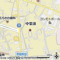 群馬県藤岡市中栗須213周辺の地図