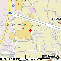 群馬県藤岡市中栗須390-1周辺の地図