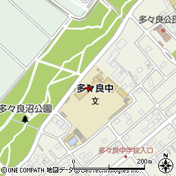 館林市立多々良中学校周辺の地図