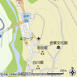 岐阜県大野郡白川村荻町1050-1周辺の地図