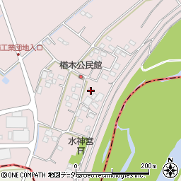 栃木県小山市楢木40周辺の地図