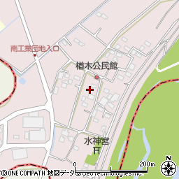 栃木県小山市楢木42周辺の地図