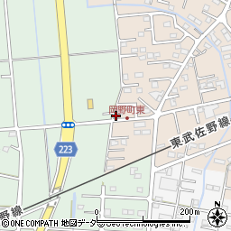 群馬県館林市足次町2836-1周辺の地図