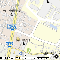 群馬県館林市足次町1222周辺の地図