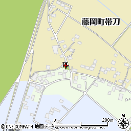 栃木県栃木市藤岡町帯刀66周辺の地図