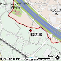 群馬県藤岡市岡之郷1318周辺の地図