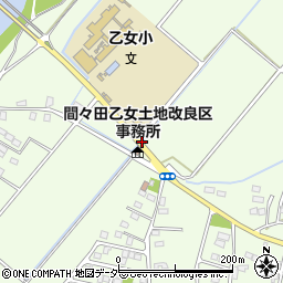 乙女小入口周辺の地図