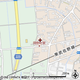 群馬県館林市足次町2837-18周辺の地図