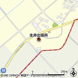栃木県小山市生良1054周辺の地図