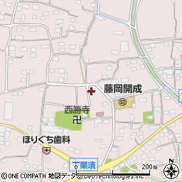 群馬県藤岡市下栗須953-1周辺の地図