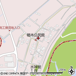 栃木県小山市楢木47周辺の地図