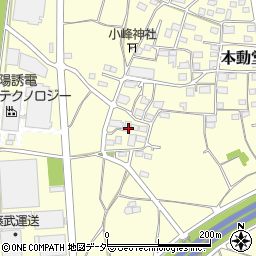 群馬県藤岡市本動堂347-1周辺の地図