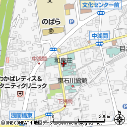 和泉荘周辺の地図