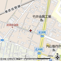 群馬県館林市足次町1161-6周辺の地図