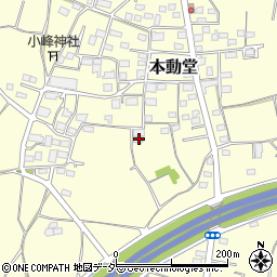 群馬県藤岡市本動堂336周辺の地図