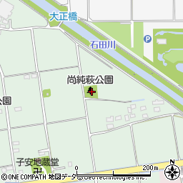 尚純萩公園周辺の地図