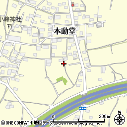 群馬県藤岡市本動堂333-1周辺の地図