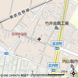 群馬県館林市足次町1159周辺の地図