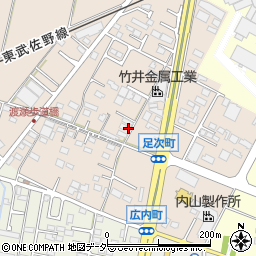 群馬県館林市足次町1161-1周辺の地図