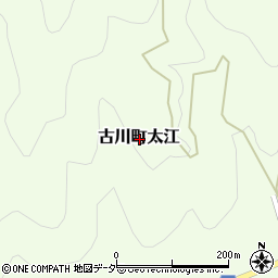 岐阜県飛騨市古川町太江周辺の地図