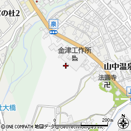 石川県加賀市山中温泉上原町（イ）周辺の地図
