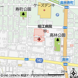 堀江病院本館周辺の地図