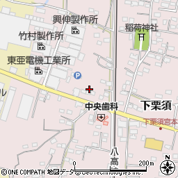 群馬県藤岡市下栗須390-1周辺の地図