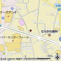 群馬県藤岡市中栗須366-2周辺の地図