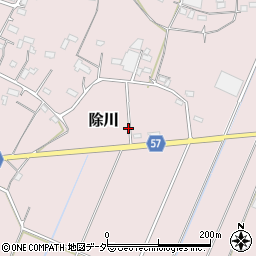 館林藤岡線周辺の地図