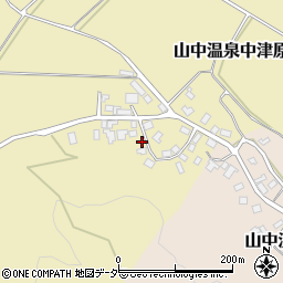 石川県加賀市山中温泉中津原町ハ周辺の地図